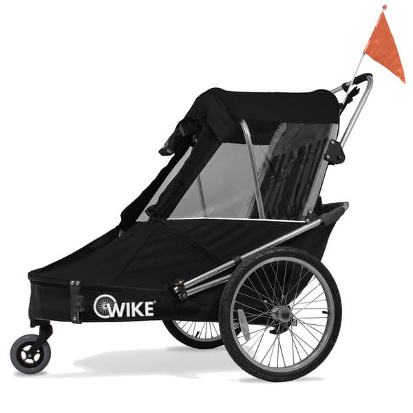 Przyczepka rowerowa 3w1 Wike widok 2
